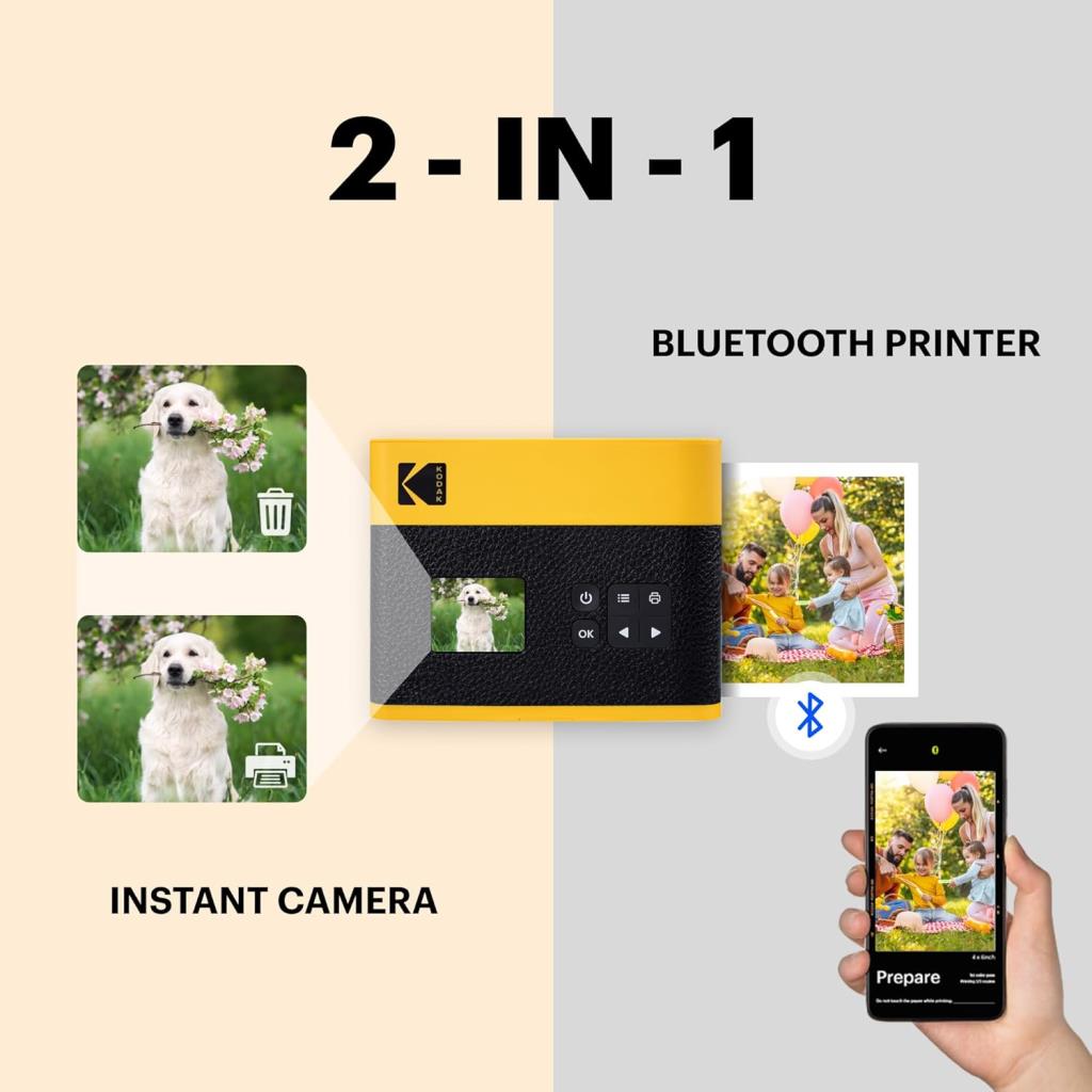 Kodak Mini Shot 3 Era Siyah Instant Fotoğraf Makinesi - OUTLET