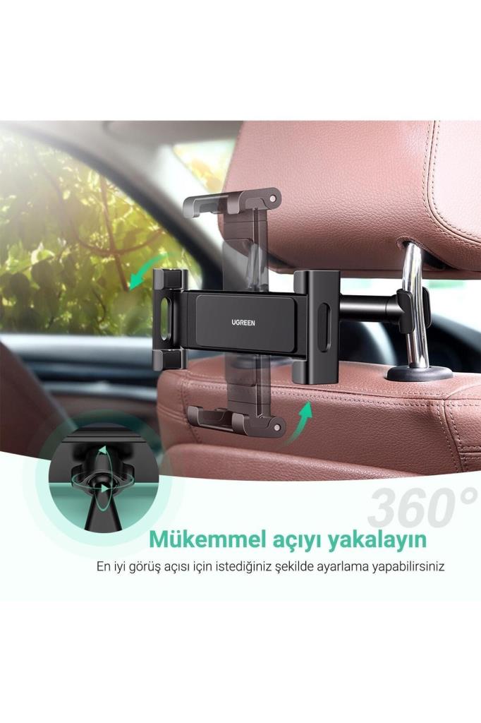 Koltuk Arkası Araç Tablet Telefon Tutucu 4.7-12.9 Inç Pb-45 siyah - TEŞHİR