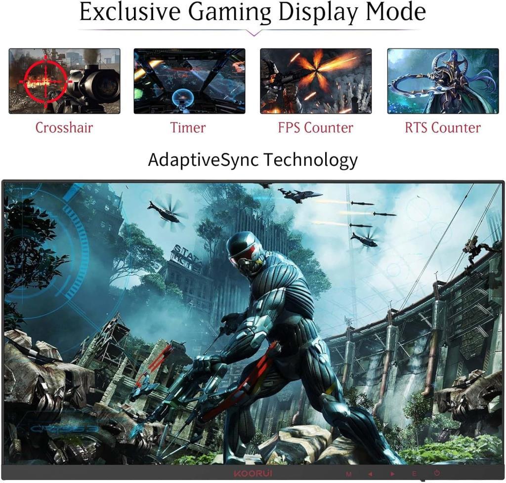 Koorui 24E4 24" 1 ms Full HD 165 Hz Oyuncu Monitörü Outlet