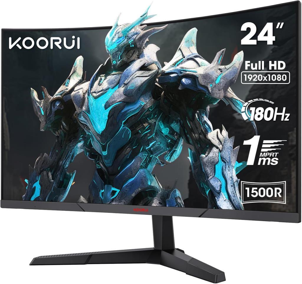 Koorui 24E6CA 23.6" 1 ms Full HD Curved 180 Hz Oyuncu Monitörü Outlet