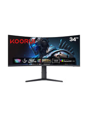 Koorui 34E6UC 34" 1 ms WQHD Curved 165 Hz Oyuncu Monitörü - Teşhir