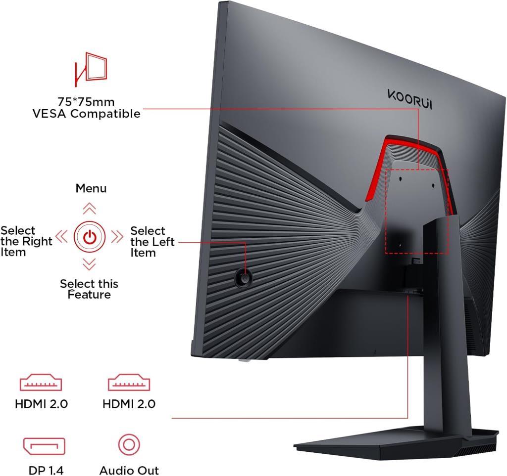 Koorui G2711P 27" 1 ms Full HD IPS 200 Hz Oyuncu Monitörü - Teşhir