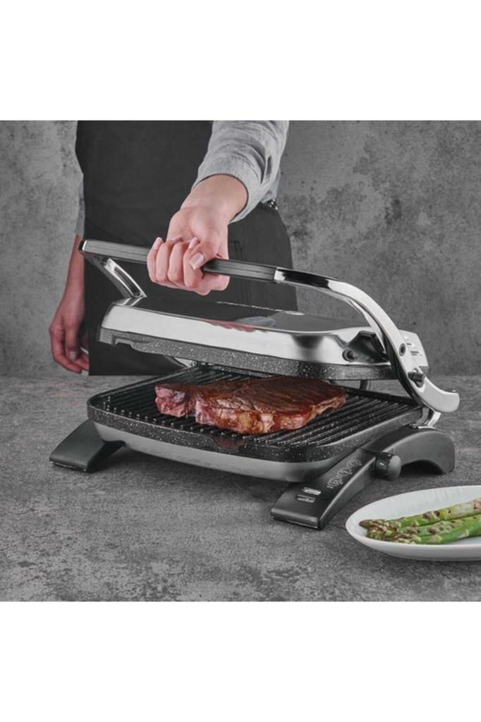 Korkmaz A328-05 Tostkolik Inox 1800 W Granit Tost Makinesi Outlet