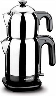 Korkmaz A369 Demtez Inox Siyah 1600 W Çelik Çay Makinesi Outlet