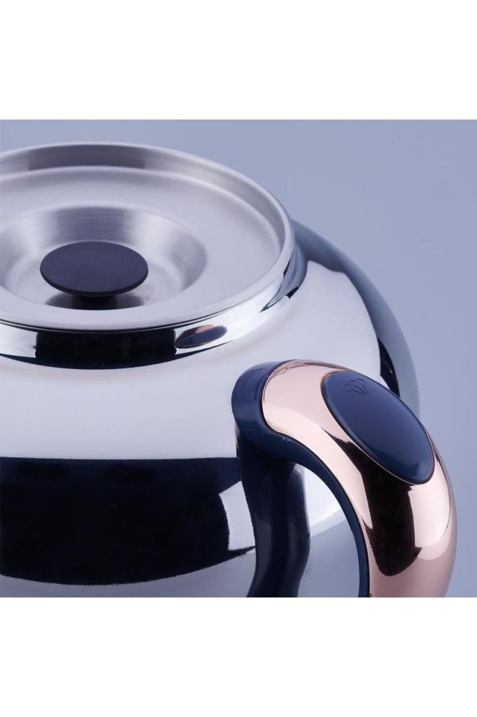 Korkmaz A843-01 Hanedan Inox Rosegold 2000 W Elektrikli Semaver Teşhir