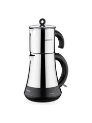 Korkmaz Hasbahçe A851 1600 W Siyah Krom Çelik Çay Makinesi Teşhir