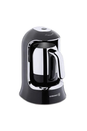 Korkmaz A860-07 Kahvekolik Siyah/Krom Türk Kahve Makinesi Teşhir