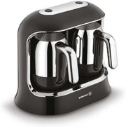 Korkmaz Kahvekolik A861-01 Twin Siyah/Krom Türk Kahve Makinesi Teşhir