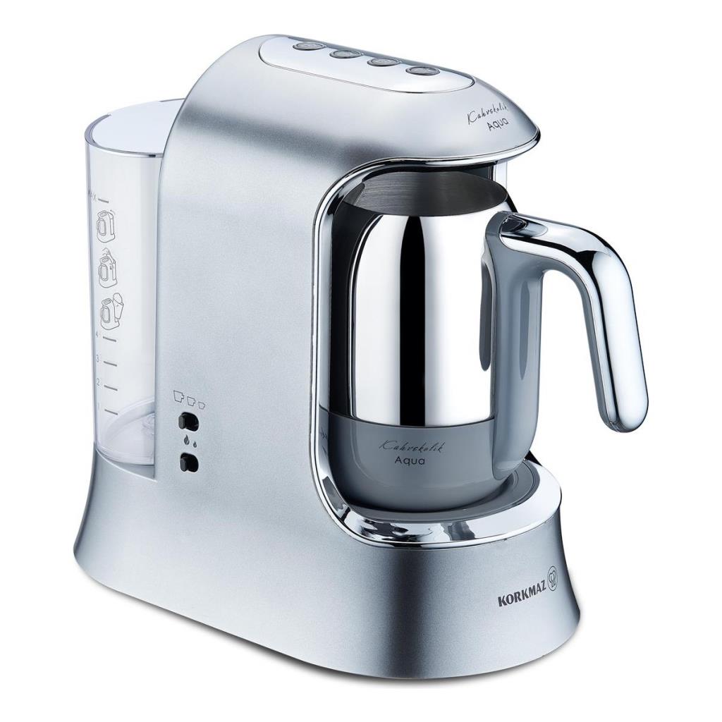 Korkmaz A862-05 Kahvekolik Aqua Inox Krom Türk Kahve Makinesi