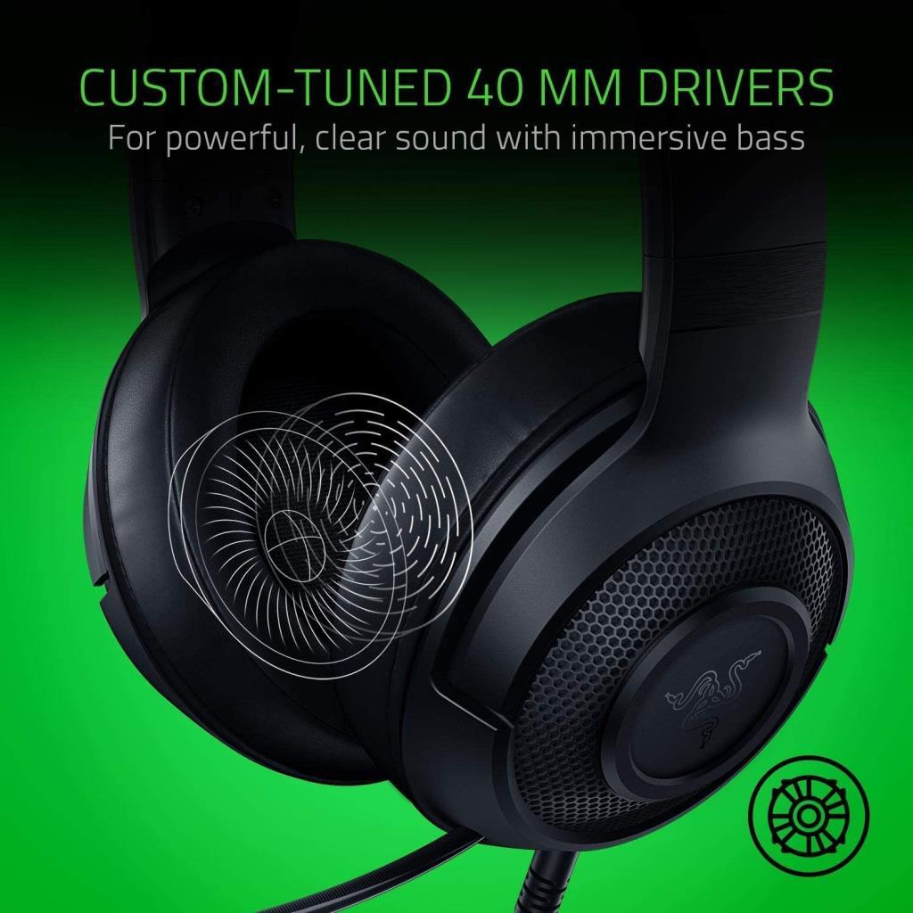 Razer Kraken X Lite Kablolu Mikrofonlu Kulak Üstü Oyuncu Kulaklık