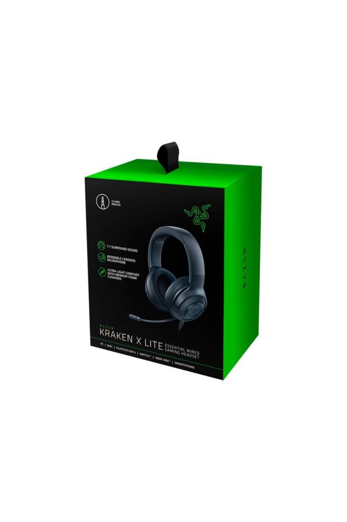 RAZER Kraken X Lite RZ04-02950100-R381 7.1 Surround Mikrofonlu Kablolu Gaming (Oyuncu) Kulaklık Teşhir