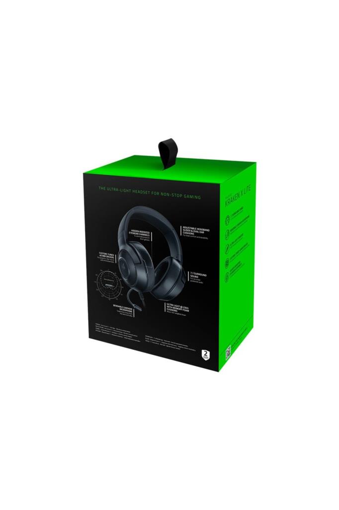 RAZER Kraken X Lite RZ04-02950100-R381 7.1 Surround Mikrofonlu Kablolu Gaming (Oyuncu) Kulaklık Teşhir
