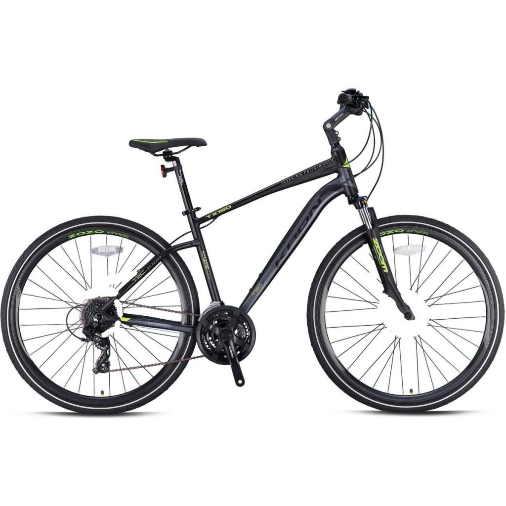 Kron Tx150 V Fren 18'' 24 Vites Mat Siyah-Neon Sarı