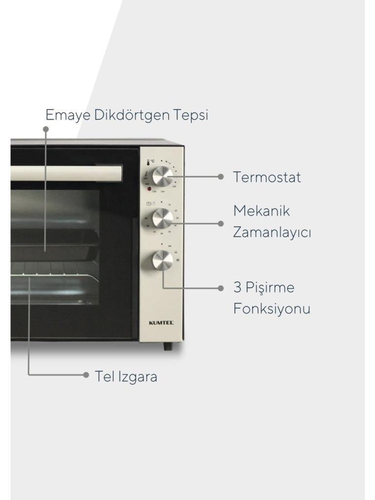 Kumtel LX-9320 70 lt Jet Mini Fırın Teşhir