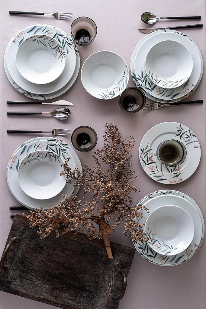 Kütahya Porselen Leonberg 24 Parça 6 Kişilik Yemek Takımı 885691 Outlet