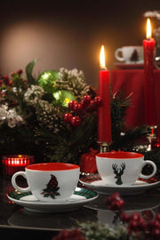 Kütahya Porselen Zeugma 11896 2 Kişilik Kahve Fincan Takımı