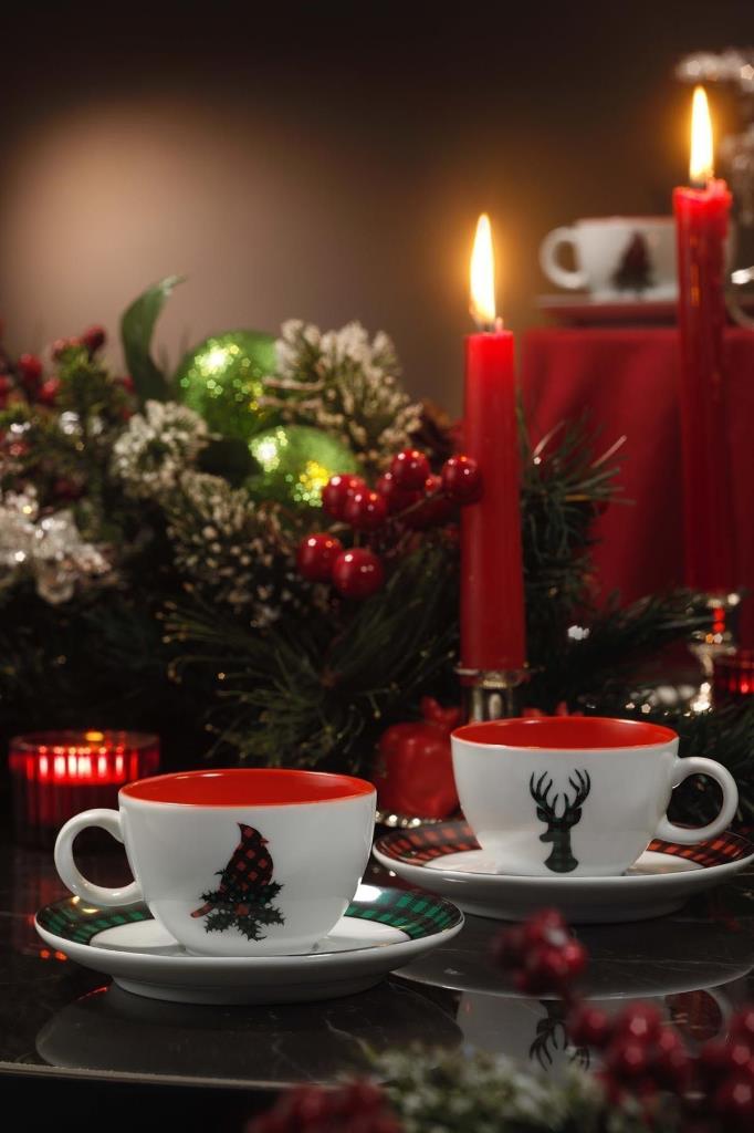 Kütahya Porselen Zeugma 11896 2 Kişilik Kahve Fincan Takımı