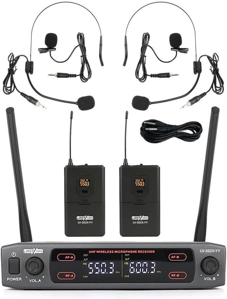 Lastvoice LV-502H Kablosuz İkili Yaka Ve Headset Mikrofon Outlet