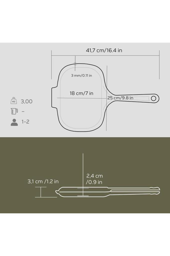 Lava LV TST 1826 Döküm 18x26 cm Ocak Üstü Tost Makinesi Outlet
