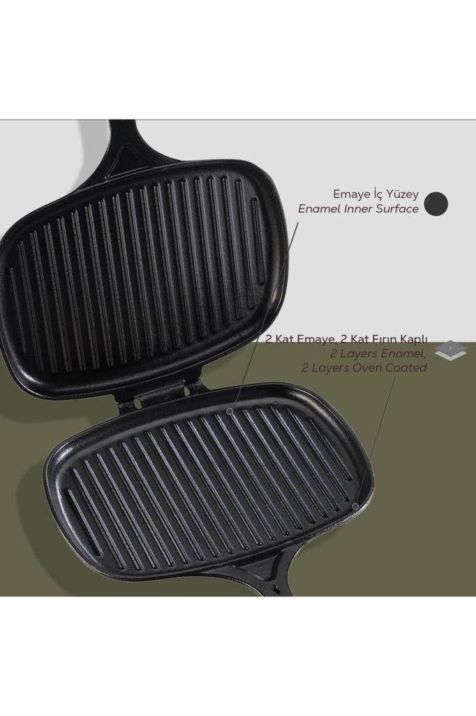 Lava LV TST 1826 Döküm 18x26 cm Ocak Üstü Tost Makinesi Outlet