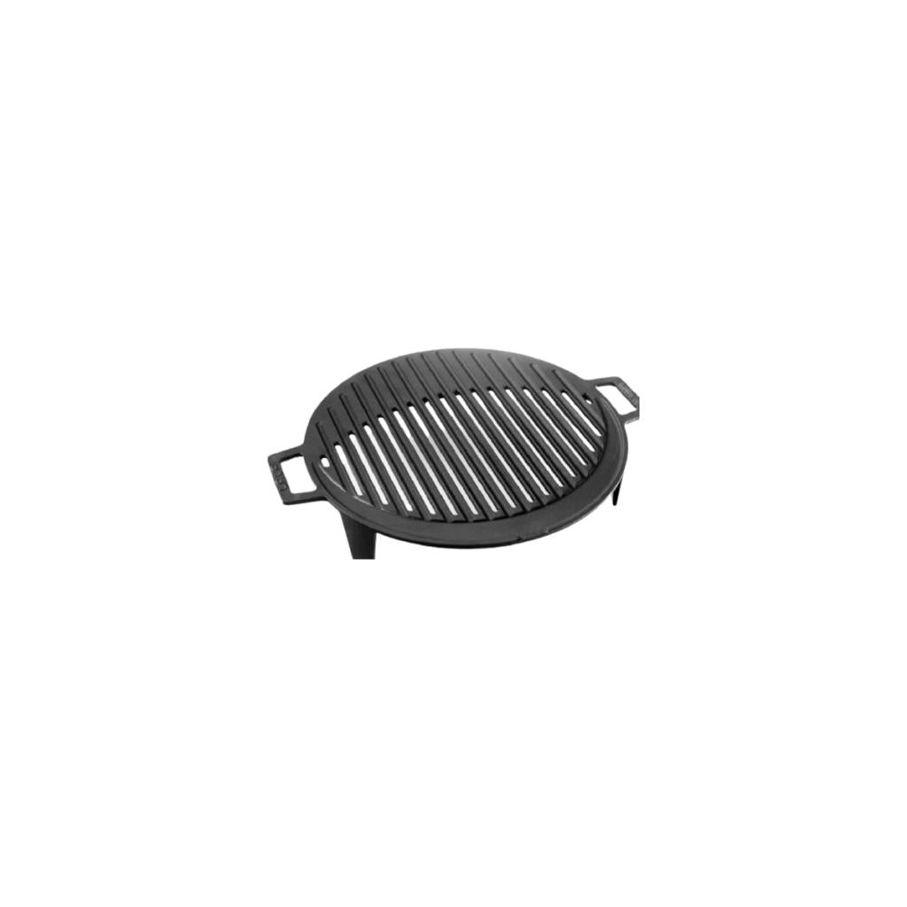 Lava 37 cm Kulplu Yuvarlak Döküm Mangal Izgarası