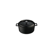 Lava Trendy Siyah Yuvarlak 28 cm Derin Döküm Tencere