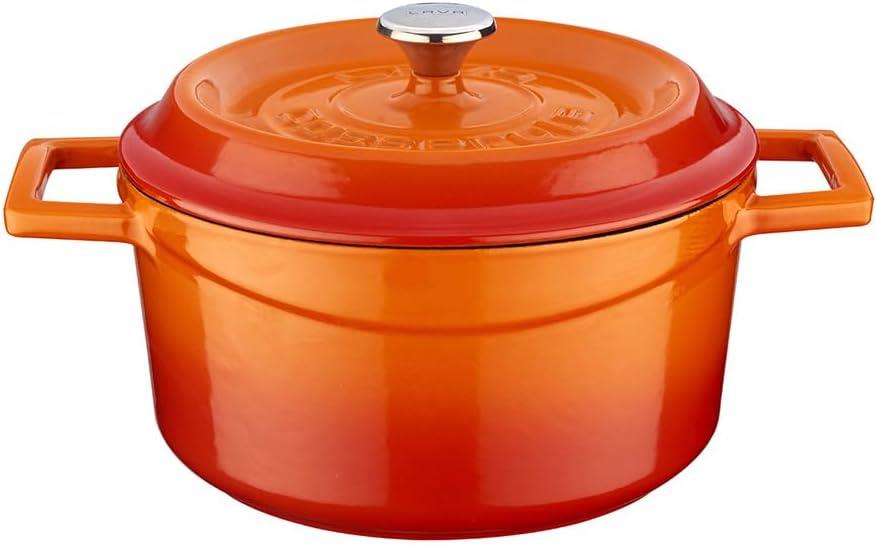 Lava Trendy Turuncu 20 cm Derin Döküm Tencere Outlet