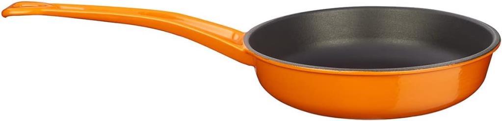 Lava Metal Döküm Kızartma Tavası, Metal Saplı, 24 cm, Turuncu