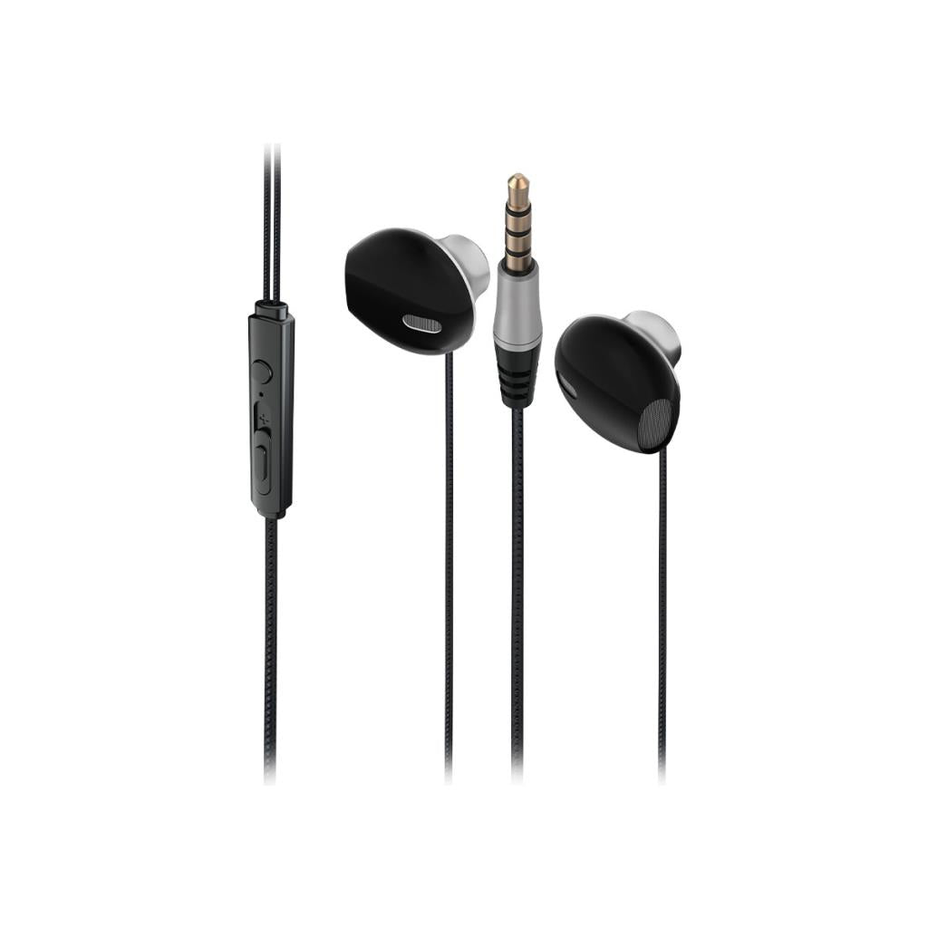 Lecoo EH101 Kablolu 3.5mm Jacklı Kulak İçi Mikrofonlu Kulaklık Siyah