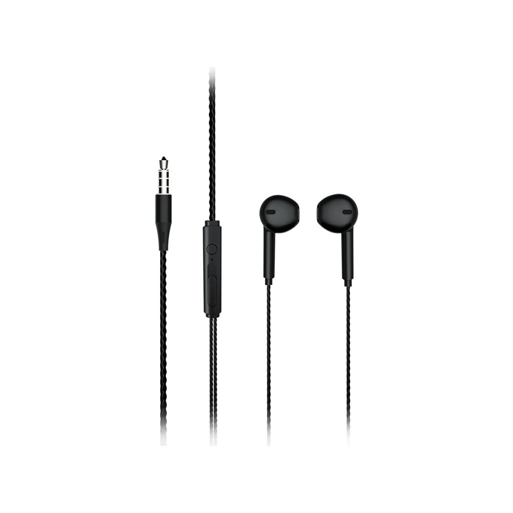 Lecoo EH104 Kablolu 3.5mm Jacklı Kulak İçi Mikrofonlu Kulaklık Siyah