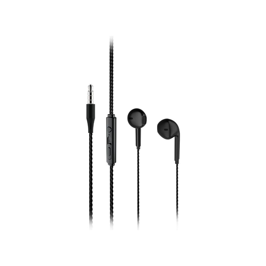 Lecoo EH104 Kablolu 3.5mm Jacklı Kulak İçi Mikrofonlu Kulaklık Siyah