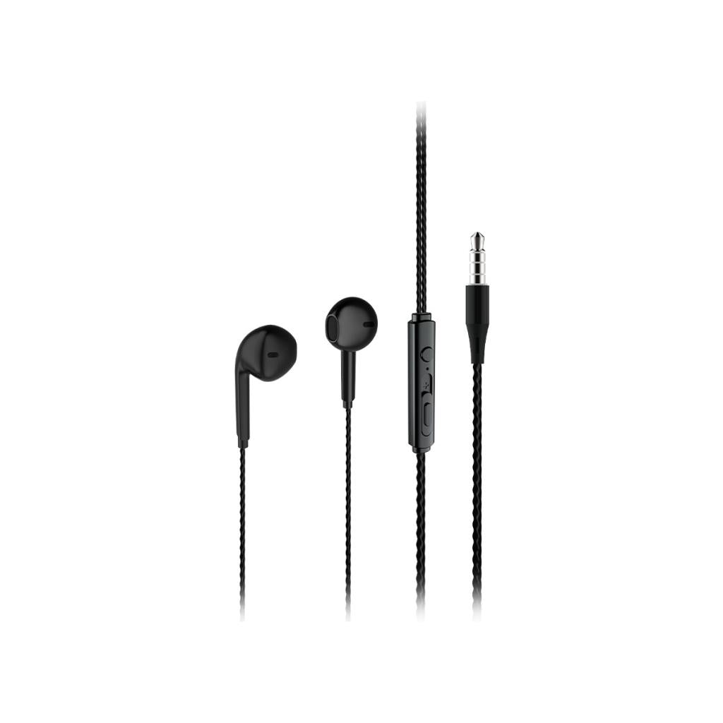 Lecoo EH104 Kablolu 3.5mm Jacklı Kulak İçi Mikrofonlu Kulaklık Siyah