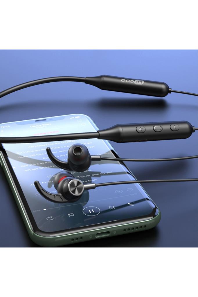 Lenovo Lecoo ES201 Boyun Bantlı Mikrofonlu Kulak İçi Bluetooth Kulaklık