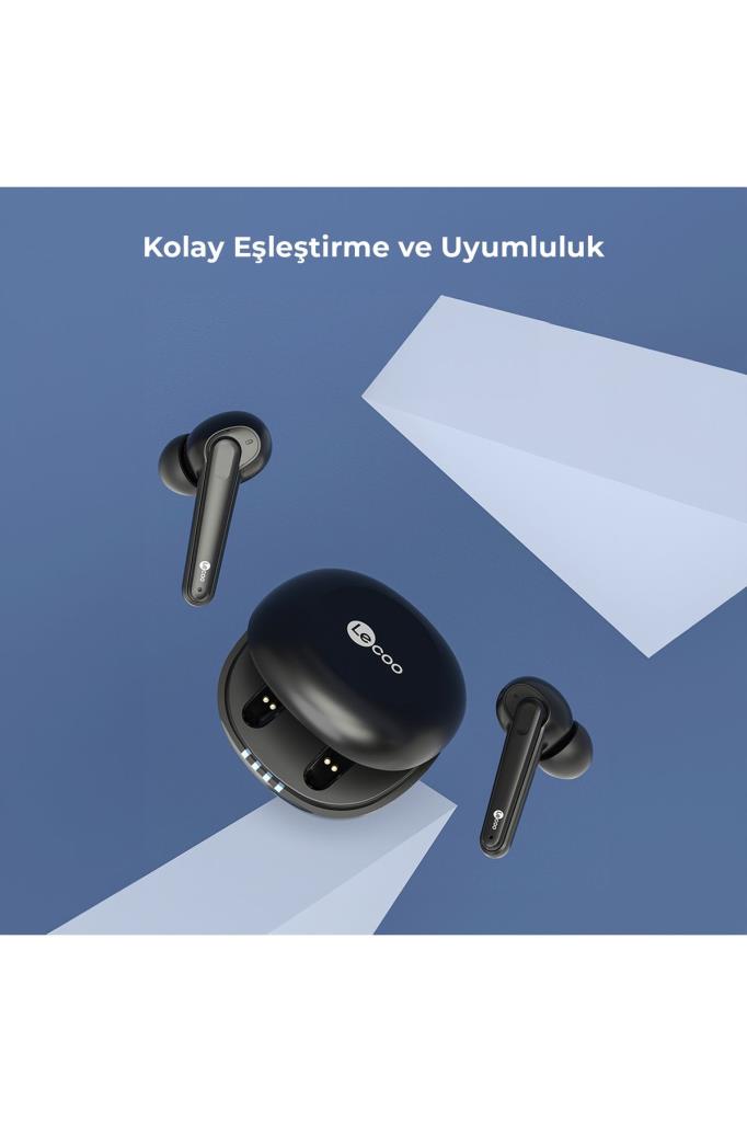 Lenovo Lecoo EW302B TWS Kulak İçi Bluetooth Kulaklık Siyah Outlet