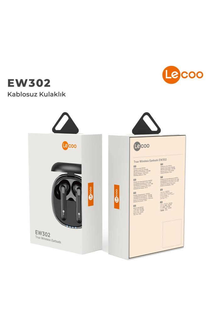 Lenovo Lecoo EW302B TWS Kulak İçi Bluetooth Kulaklık Siyah Outlet