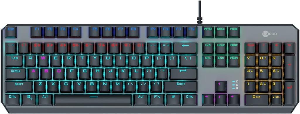 Lenovo Lecoo GK301 RGB Red Switch Kablolu Mekanik Oyuncu Klavyesi Teşhir