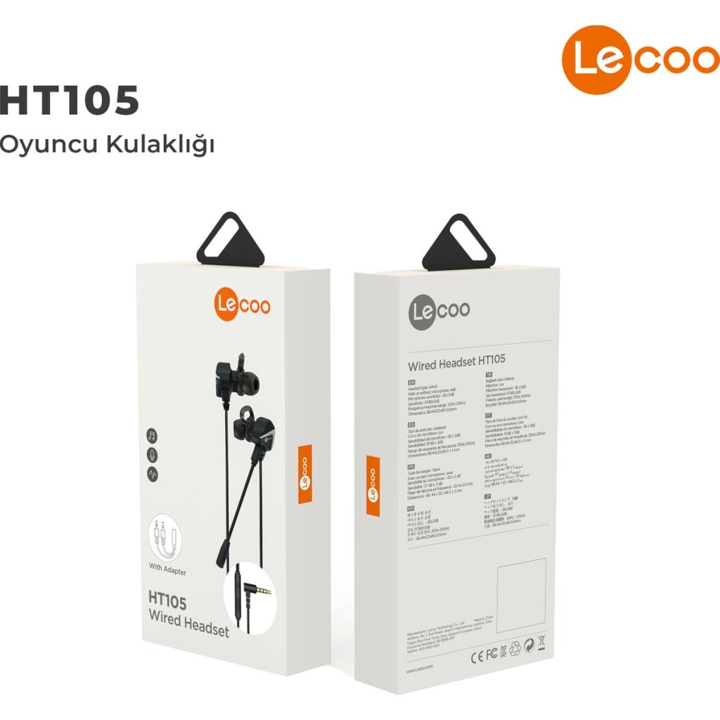 Lenovo Lecoo HT105 Kablolu Kulak İçi Kulaklık