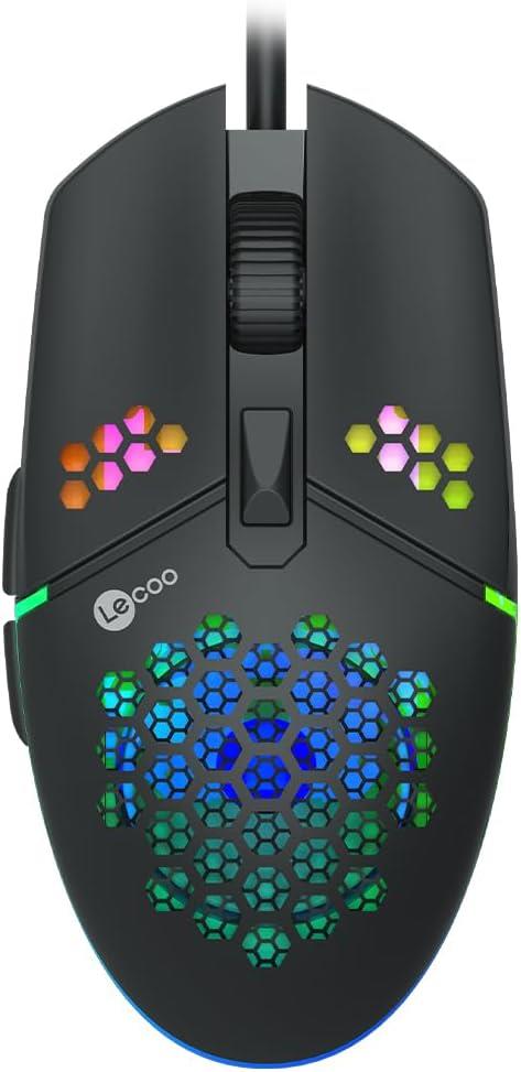 Lenovo Lecoo MS105 RGB Ergonomik Optik Kablolu Oyuncu Mouse Teşhir