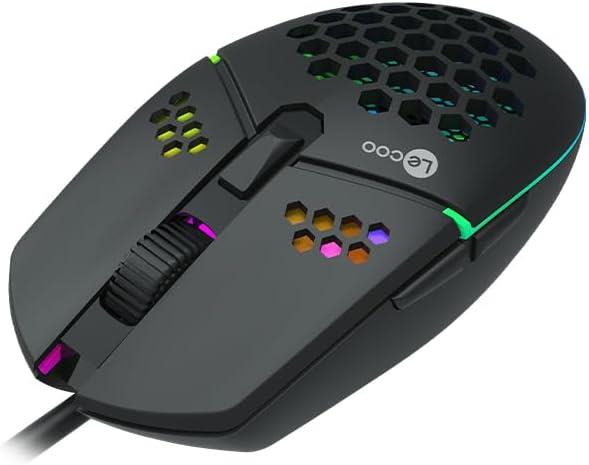 Lenovo Lecoo MS105 RGB Ergonomik Optik Kablolu Oyuncu Mouse Teşhir