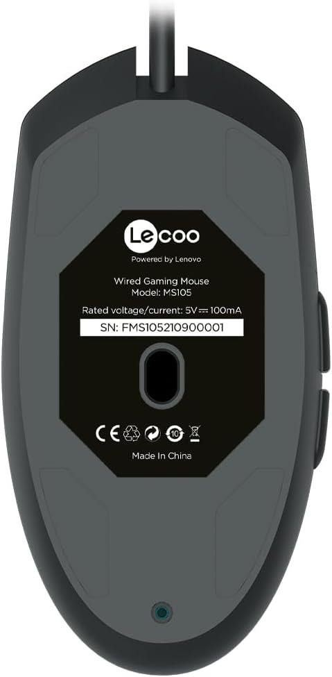 Lenovo Lecoo MS105 RGB Ergonomik Optik Kablolu Oyuncu Mouse Teşhir