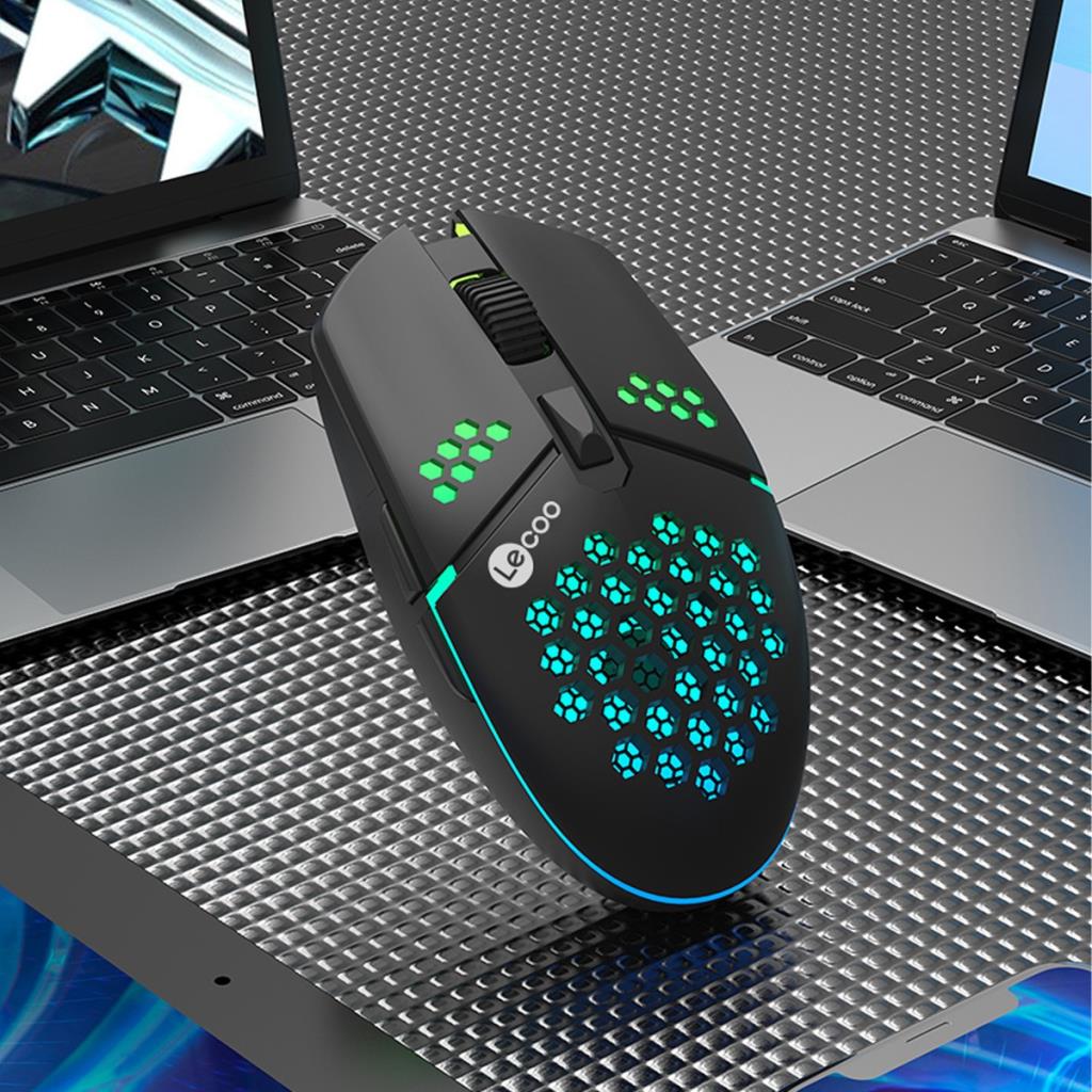 Lenovo Lecoo MS105 RGB Ergonomik Optik Kablolu Oyuncu Mouse