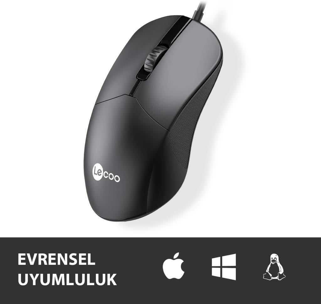 Lenovo Lecoo M1102 Optik Kablolu Mouse - Teşhir