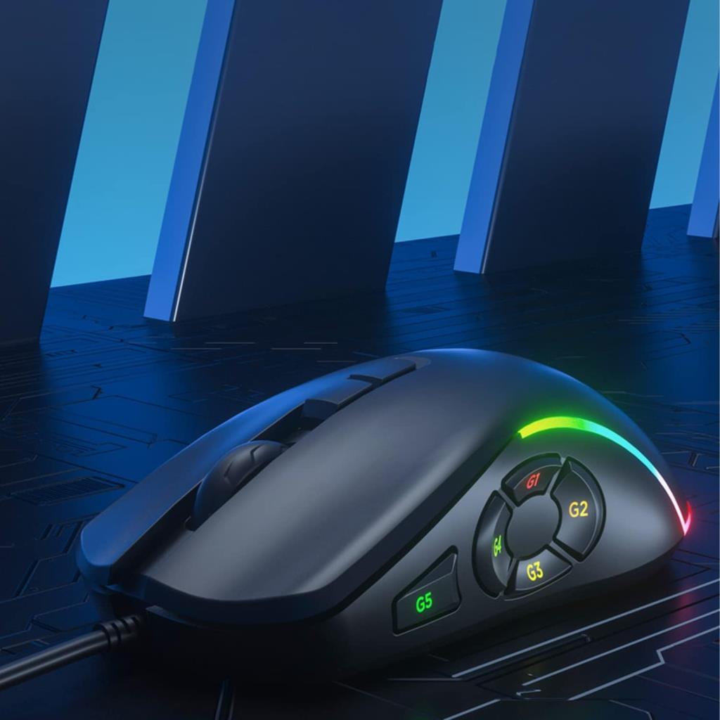 Lenovo Lecoo MS140 RGB Ergonomik Makrolu Optik Kablolu Oyuncu Mouse Teşhir