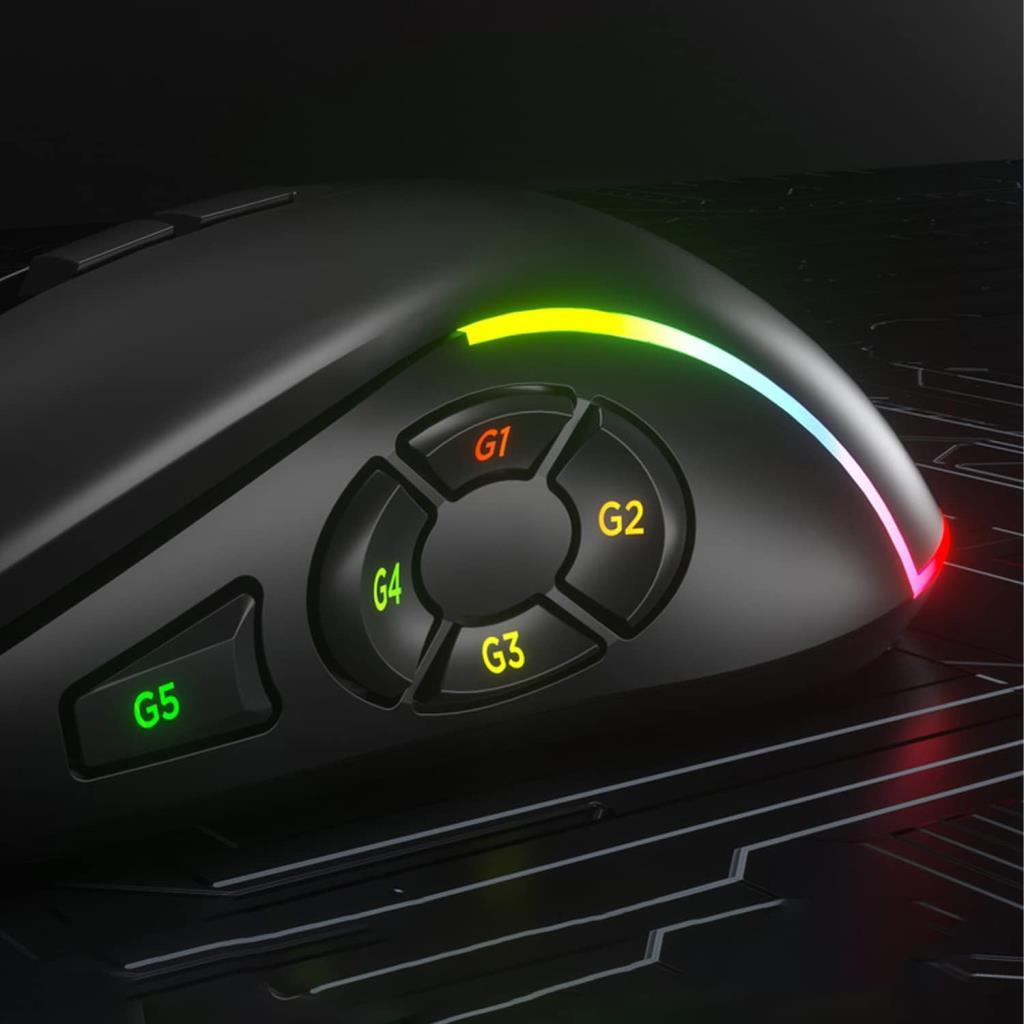 Lenovo Lecoo MS140 RGB Ergonomik Makrolu Optik Kablolu Oyuncu Mouse Teşhir