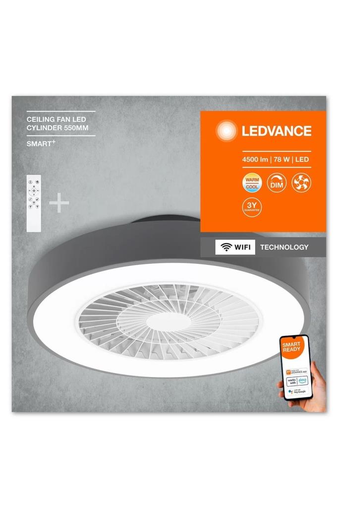 Ledvance Smart Wifi Ceiling Fan Cyl Rem Twgrledv - Outlet
