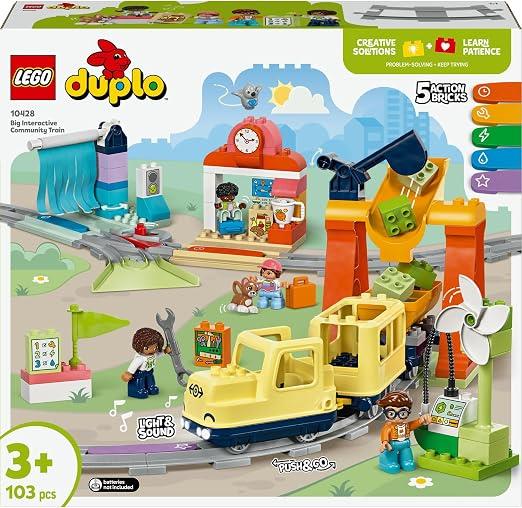 Lego 10428 Duplo Büyük İnteraktif Mahalle Treni - TEŞHİR