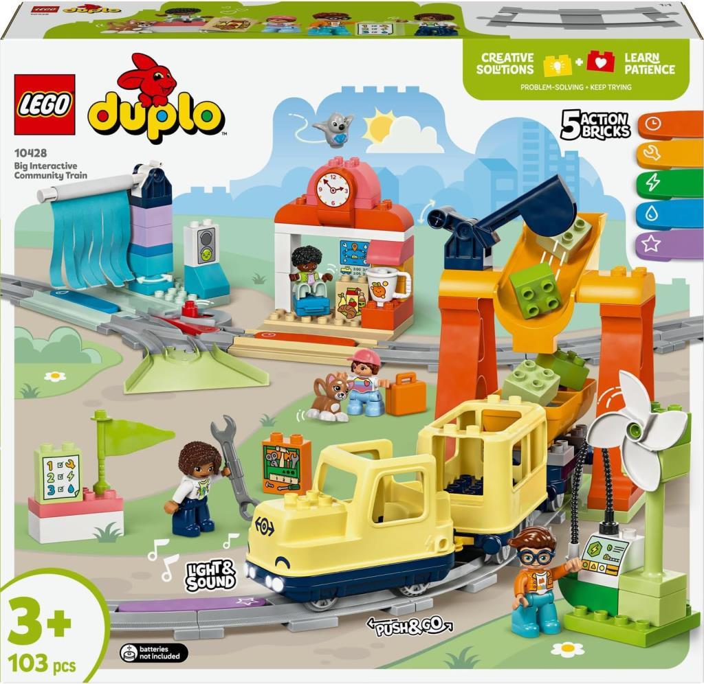 Lego 10428 Duplo Büyük İnteraktif Mahalle Treni - Teşhir