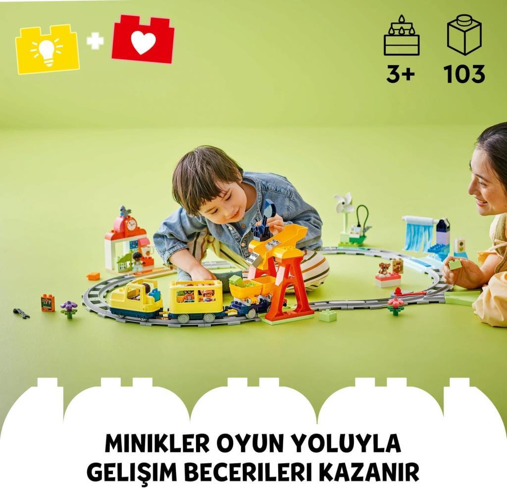 Lego 10428 Duplo Büyük İnteraktif Mahalle Treni - Teşhir