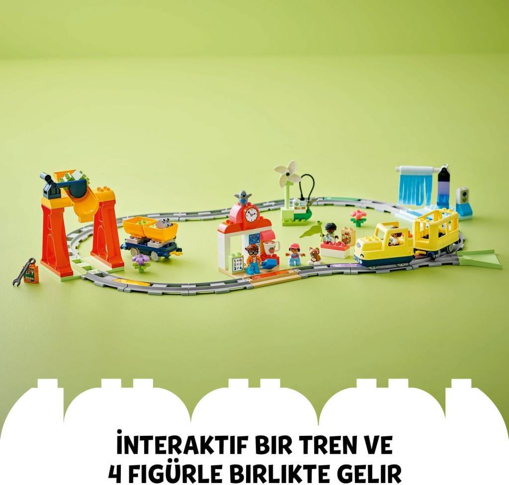 Lego 10428 Duplo Büyük İnteraktif Mahalle Treni - Teşhir