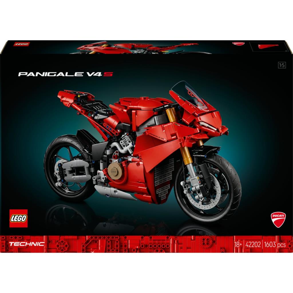 Lego 42202 Technic Ducati Panigale V4 S Motosiklet